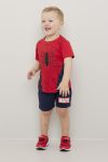 Sett med shorts og t-skjorte Spider Man Rød-sort