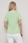 Stripete t-skjorte Grønn