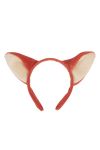LT Kids Accessories hårbøyle med artige ører rød