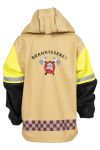 Navigare Regntøysett brannmann sort og gul