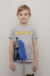 T-skjorte Batman gråmelert