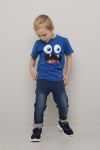 T-skjorte med Little Monster motiv Blå