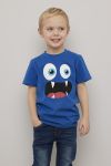 T-skjorte med Little Monster motiv Blå