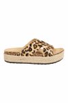 Slip-in sandal leopardmønster