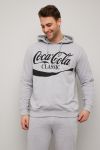 Coca Cola hoodie grå