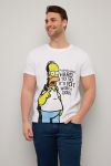 Homer t - shirt hvit