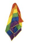 Bekvem Pride strandhåndkle 80x160cm regnbue
