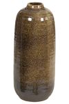 Helmi vase hådlaget keramikk brun