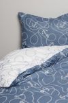 Brendasund sengesett blå-hvit