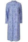 Nightwear Rosetta nattkjole i flanell lyseblå