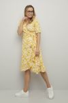 Lifetime Clara blomstret kjole gul/hvit