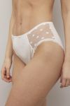 Sassa Dotted Mesh Hipster offwhite