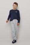 Pyjamas til barn Snøstjerne Blå-hvit