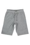 Teen Club shorts med elastisk linning og lommer med glidelås gråmelert