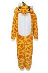Kids World Giraff jumpsuit i deilig myk fleecekvalitet orange