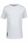 Kids Clothing T-skjorte med kul effekt og badge i myk bomullskvalitet hvit