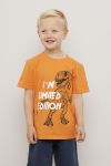Kids Clothing T-skjorte Limited Edition Dexter oransje..