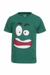 Kids World t-skjorte med artig motiv grønn