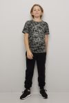 Teen Studio Dennis T-skjorte mørk gråmelert.