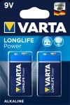 Varta Longlife batteri Power 9V - BL 2 standard