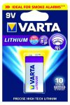Varta Batteri prof Lithium 9v standard