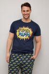 Superdad Super Pappa t-Shirt marine