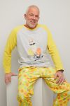 Happy Easter Påske pyjamas gul