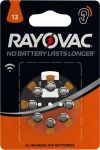 Rayovac Batteri for høreapparat V13 PR48 8 stk v13 pr48