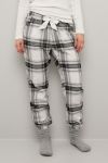 Nightwear pyjamasbukse grå-hvit.