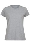 Basic Piper t-skjorte gråmelert