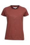 Basic Piper t-skjorte rødbrun