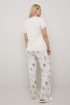 Nightwear Pyjamastopp med print Dolly lys gråmelert..