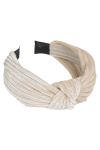 LT Kids Accessories Headband knot - Velvet stripe sand