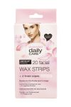Sencebeauty Facial Wax Strips 12 stk chamomile & rose extract