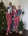 Crazy Christmas Jolly jumpsuit i fleece til barn