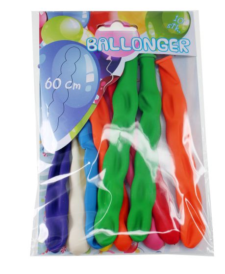 Ballonger lange 60cm assortert