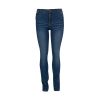 Run jeans basic modell 5 lommers i ekstra myk kvalitet mellomblå.