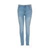 Run jeans basic modell 5 lommers i ekstra myk kvalitet lyseblå.