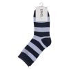 Enkel sokker marine og blå