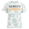 T-skjorte med Gravity print Isak blågrå