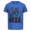 Beer t-shirt blå