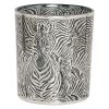 Zavanna lysglass sølv/sort