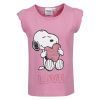 Peanuts Snoopy Pyjamas rød-rosa