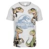 Jurassic Park  T- skjorte gråmelert