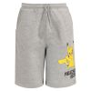 Shorts med Pikachu print gråmelert.