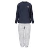 Pyjamas til barn Snøstjerne Blå-hvit