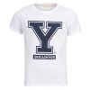 T-skjorte Yale University hvit