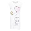 Big-T nattkjole med Snoopy motiv til barn hvit