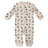 Pyjamas med dinosaurprint Sand-multi