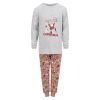 Pyjamas til barn Merry Christmas Grå-rosa